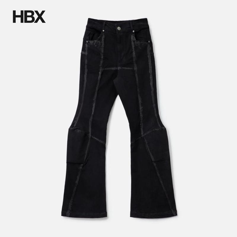 GOLDIE Padded Flared Painted Denim Pants 牛仔裤男HBX