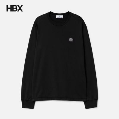 Stone Island/石头岛 60/2 Cotton Jersey 长袖T恤男HBX