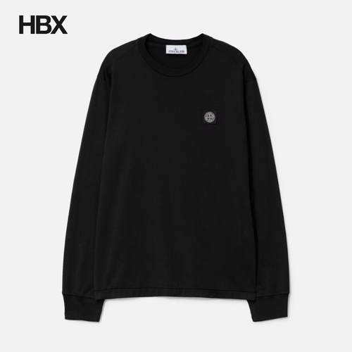 Stone Island/石头岛 60/2 Cotton Jersey 长袖T恤男HBX