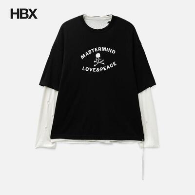 Mastermind World Reversible Distressed Tee 长袖T恤男HBX