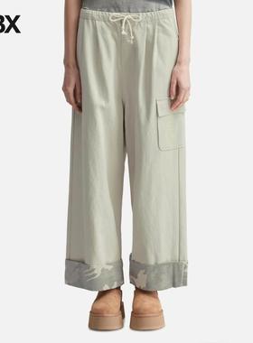 DEINET Roll Up Cargo Banding Pants Grey 长裤女HBX