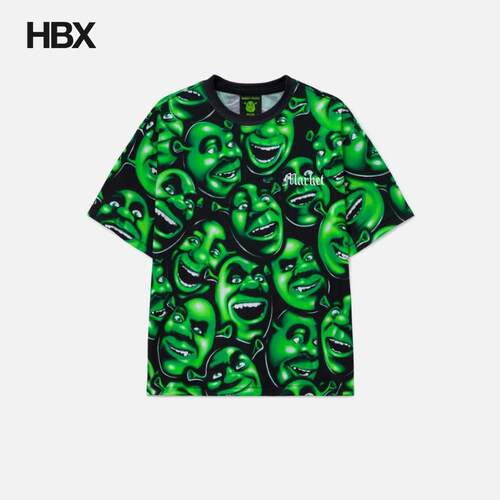 Market X Shrek AOP T-Shirt 短袖T恤男HBX