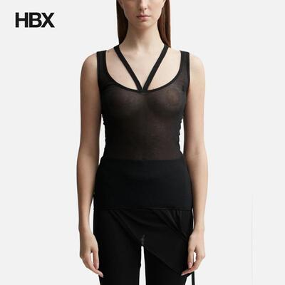 ANDREĀDAMO Cotton Ribbed Jersey Tank Top 背心女HBX