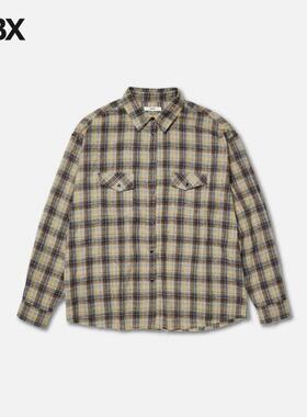 DEINET Raw Cut Check Shirt 长袖衬衫 HBX