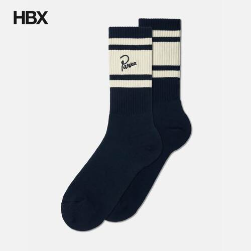 By Parra Signature Striped Crew Socks 袜子男HBX