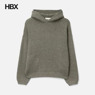 Fear of God Essentials Heavy Waffle 90'S Hoodie帽衫卫衣男HBX