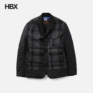 Filson Checked Junya Coat Man Quilted 外套男HBX Watanabe