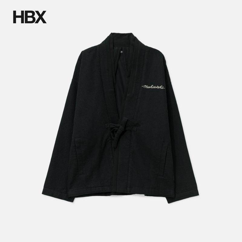 Maharishi Embroidered Waffle Kimono Overshirt 外套夹克男HBX
