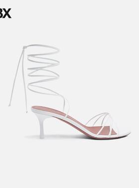 Amina Muaddi Lori Lace Up Sandal 60 涼鞋女HBX