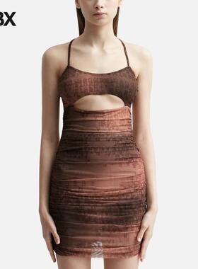 Misbhv MESH TYPEWRITER MINI DRESS 连衣裙女HBX