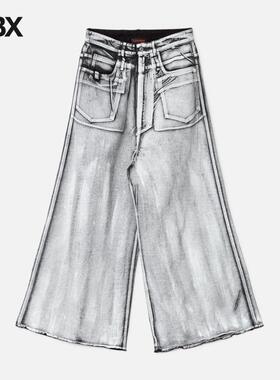 LUU DAN Radiation Dumpster Denim Jeans 牛仔裤 HBX