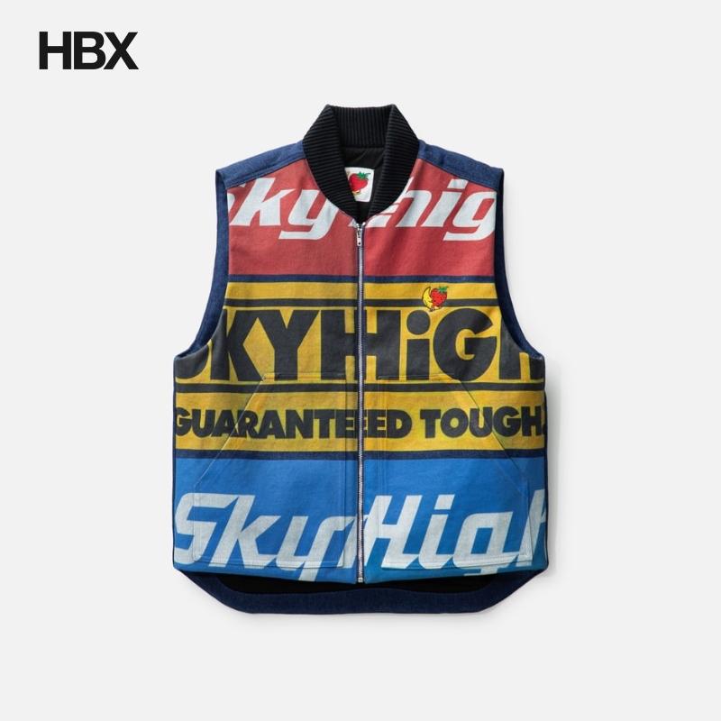 Sky High Farm Workwear Construction Graphic Logo Vest无袖外