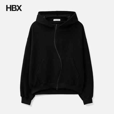FFFPostalservice Curved Zip-Up Round Hem 帽衫外套男HBX