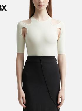 Andreadamo Cut-Out Detail Sculpted Body Top 连体衣女HBX