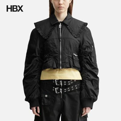 Ganni Duchesse Nylon Fitted Jacket 保暖外套夹克女HBX