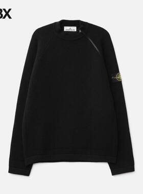 Stone Island/石头岛 Stretch RWSA Wool Mock Neck 针织衫男HBX