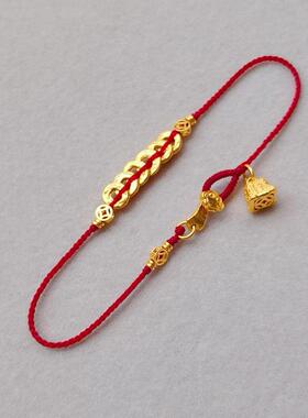 法国CapinKofin五帝钱好寓意称心如意钱多多复古脚绳女气质