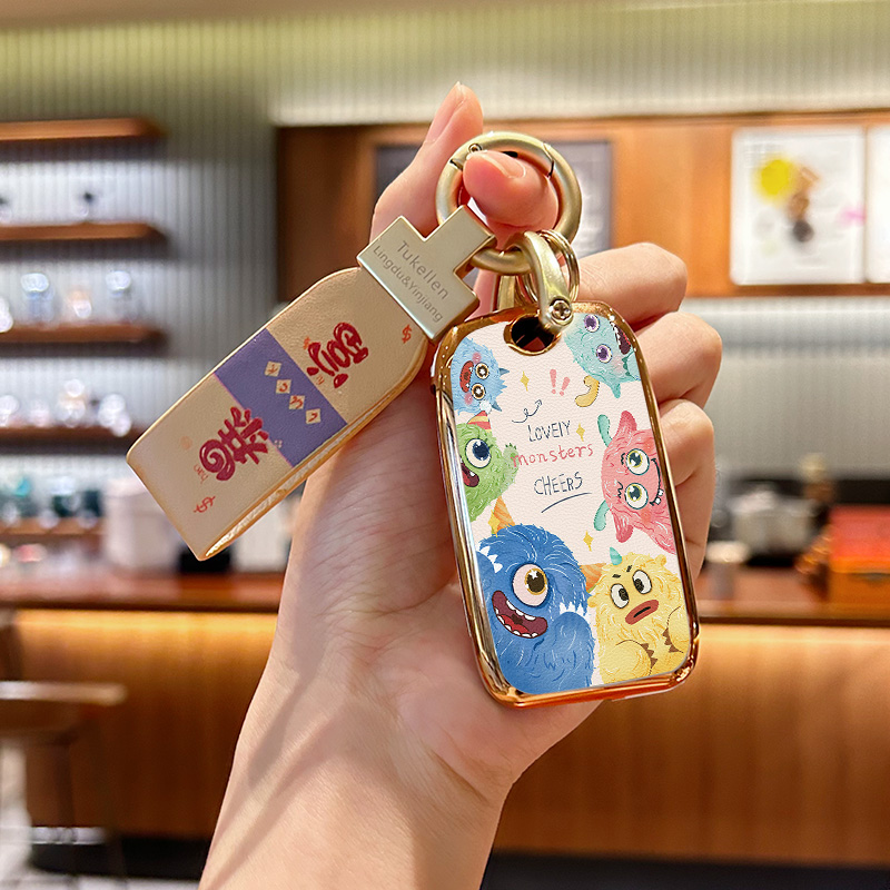 荣威rx5钥匙套i5汽车RX5包 i6 RX8壳RX8plus扣RX5max装饰ei6配件