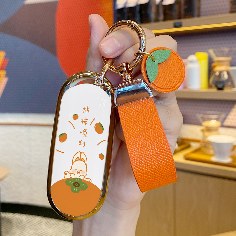 适用威马ex5钥匙套w6保护壳e5/ex6plus新能源ex5z汽车用品ACE包扣