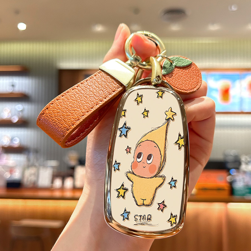 奇瑞瑞虎8pro钥匙套8L/7plus 9探索06风云A8/T6艾瑞泽8汽车壳包扣