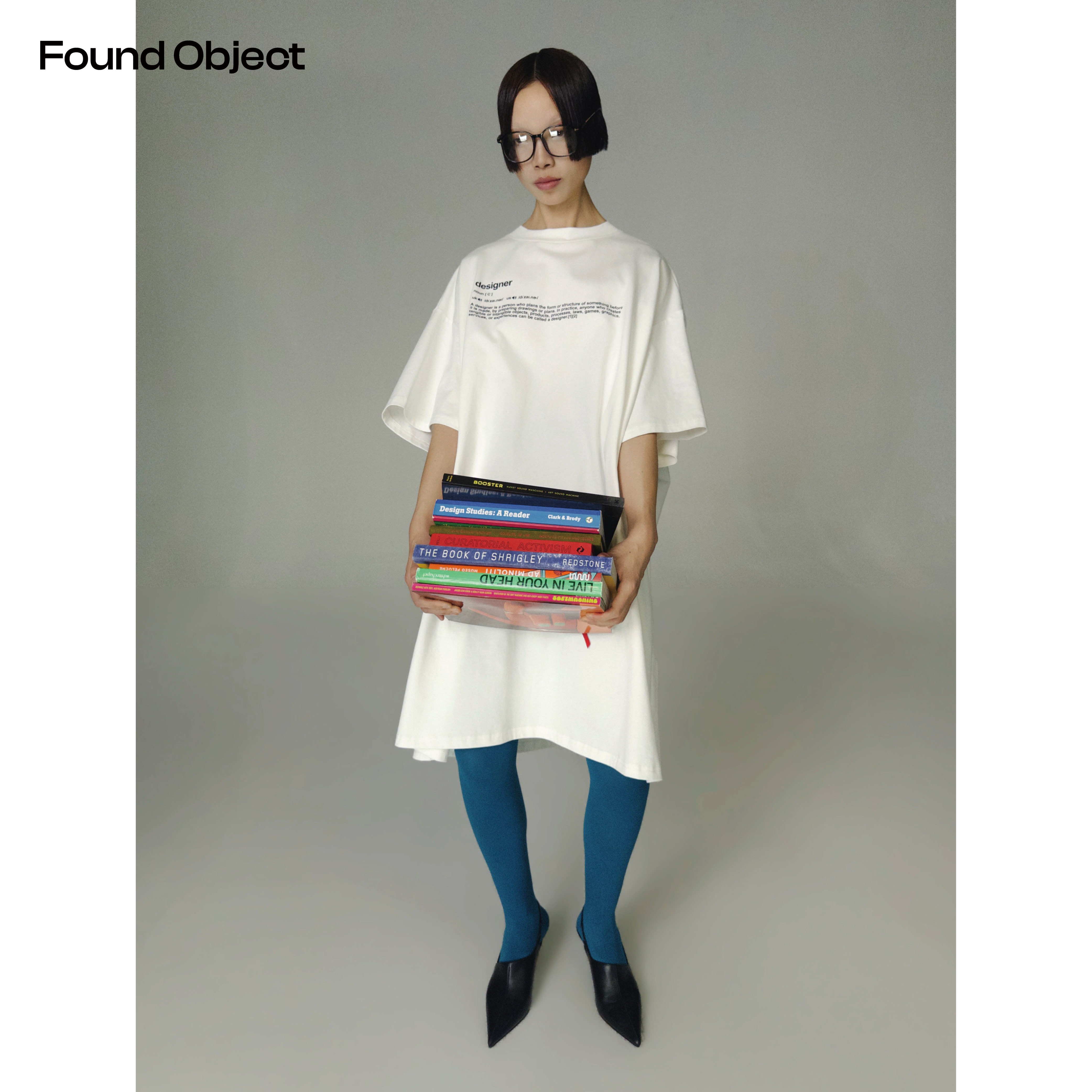 Found Object Artist/Designer/Photographer极简超长宽松艺术T恤