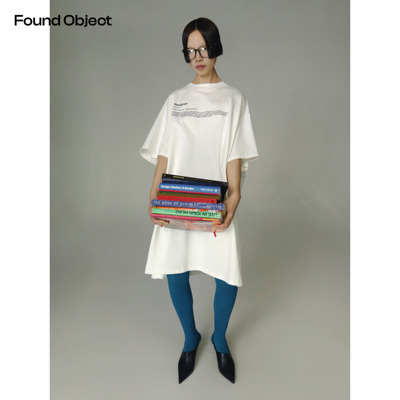 Found Object Artist/Designer/Photographer极简超长宽松艺术T恤