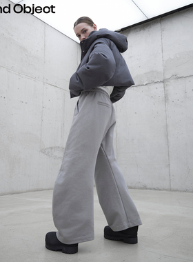 Found Object 秋冬廓形针织曲线弯刀休闲卫裤 Blatt Sweatpants