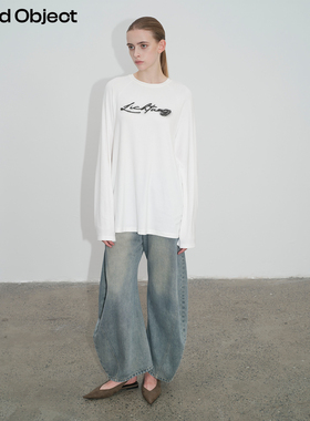 Found Object 澄明印花长袖T恤针织衫 Lichtung Long Sleeve Top