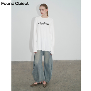 Found Object 澄明印花长袖T恤针织衫 Lichtung Long Sleeve Top