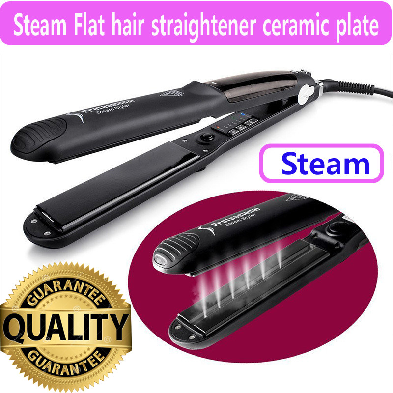 Steam Flat hair straightener ceramic plate 卷直发器陶瓷夹板,个人护理/保健/按摩器材,卷/直发器,淘宝优惠券,粉丝福利购,淘宝优惠卷
