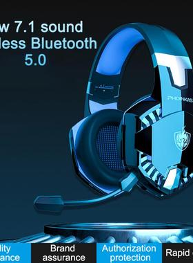 KOTION EACH Bluetooth Headphones 7.1 Wireless Wired Headset