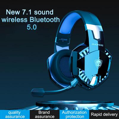 KOTION EACH Bluetooth Headphones 7.1 Wireless Wired Headset