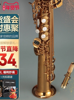 ROLLINS法国罗林斯9902高音降b调直管萨克斯管乐器正品演奏初学者