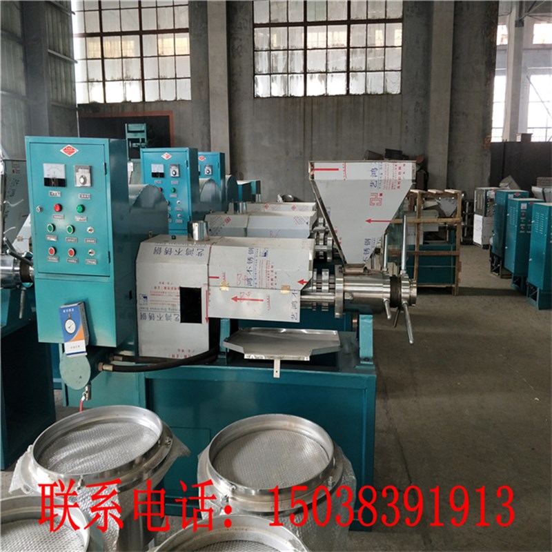 新功能螺旋榨油机 100型全自动榨油机 商用q大型油坊榨油机价格