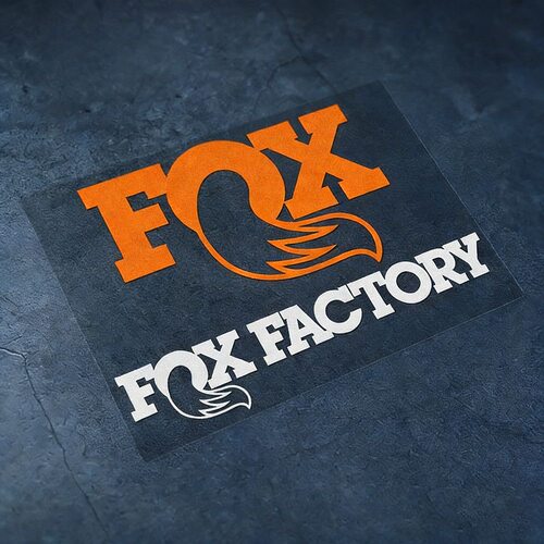 适用于 fox factory 狐狸工厂汽车摩托车装饰贴纸 车身防水反光贴