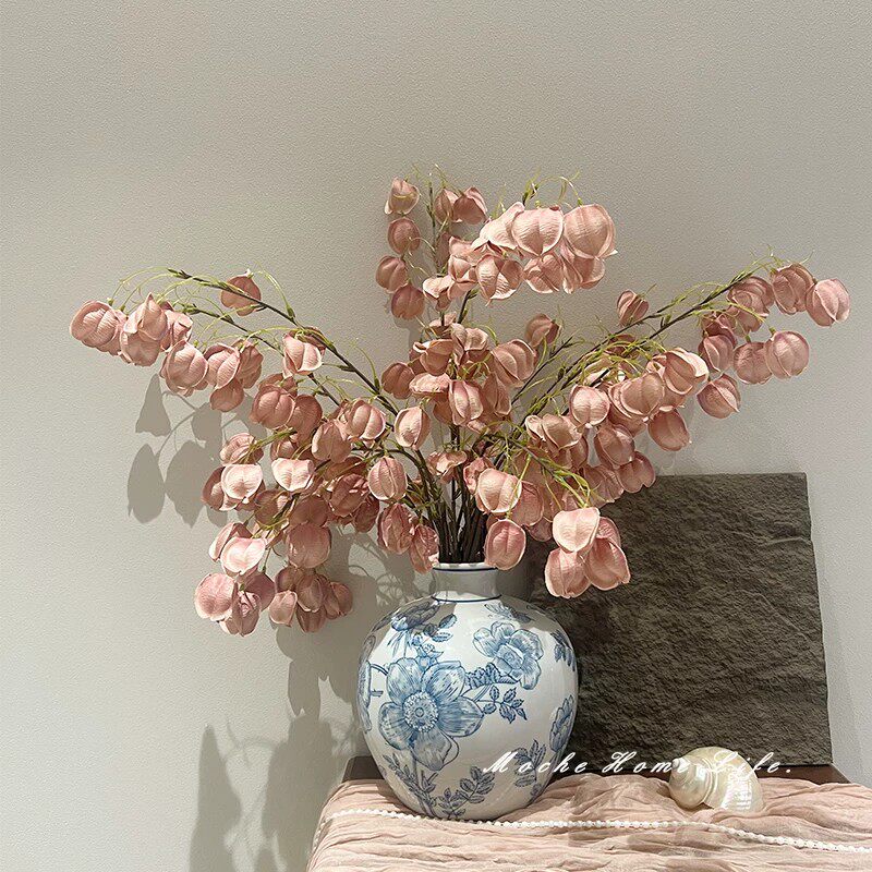 仿真灯笼果假花婚庆路引花辅材拍照背景搭配居家花瓶插花点缀生活