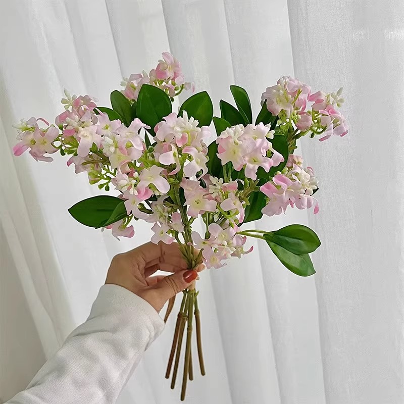轻奢高端千里香仿真花桂花假花客厅桌面插花家居装饰摆设绢花摆件