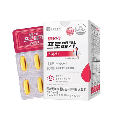 韩国钟根堂欧米深海鱼油软胶囊