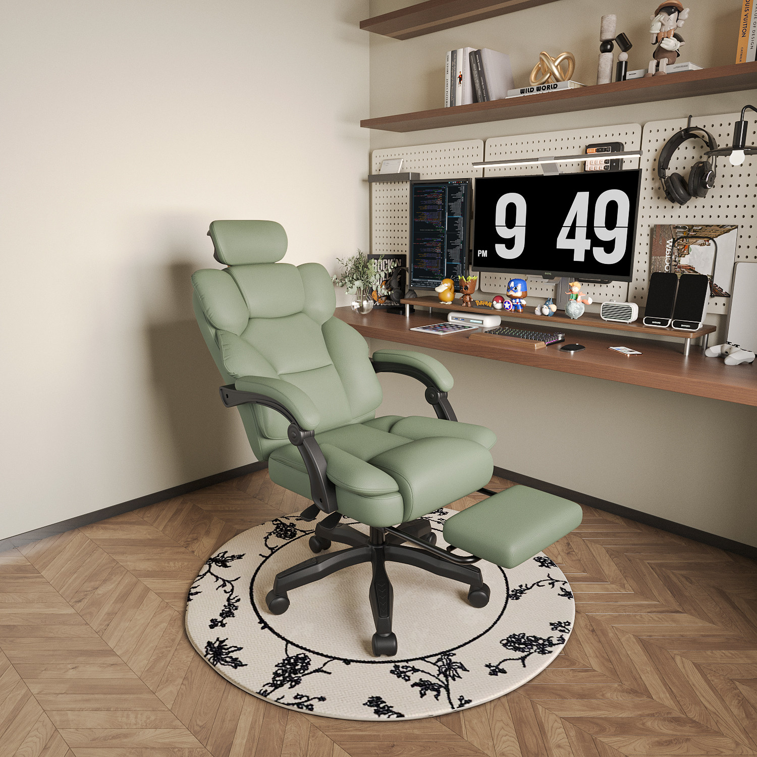 电竞椅人体工学宿舍大学生游戏椅子可躺电脑椅家用舒适久坐办公椅