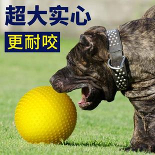 EVA超大耐咬狗狗实心球中大型犬金毛萨摩哈士奇边牧玩具球可浮水