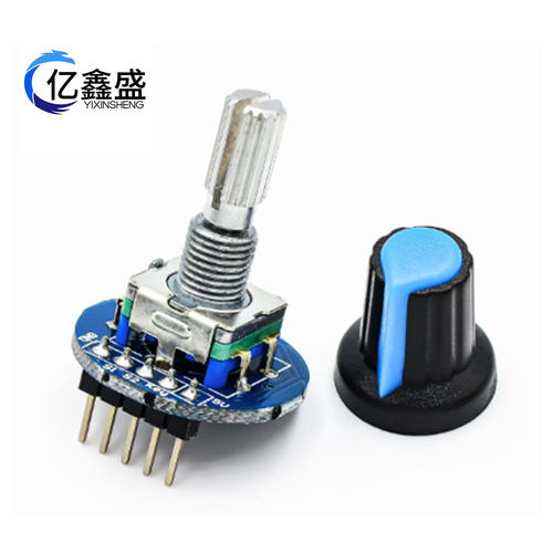 数字旋转编码器模块 转动电位器 旋转电位器 带旋钮帽