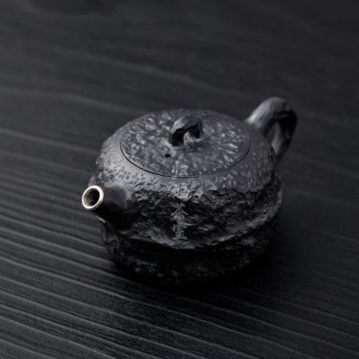 归鸿 景德镇纯手工复古侘寂风紫砂粗陶茶壶泡茶壶小号单壶手抓壶
