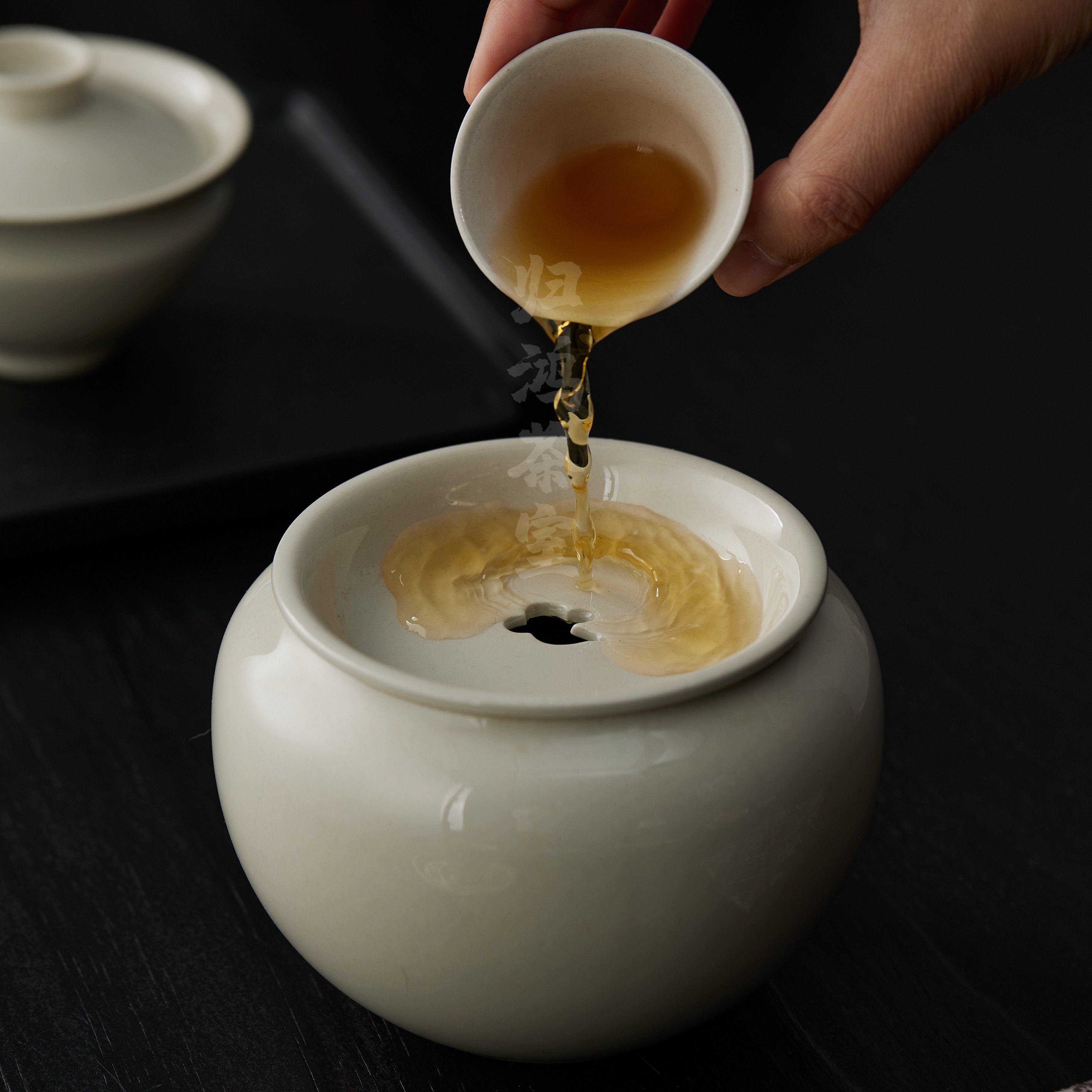 归鸿 陶瓷大号倒茶干泡茶渣缸草木灰茶台茶洗茶水废水缸水盂建水,餐饮具,茶道/零配,淘宝优惠券,粉丝福利购,淘宝优惠卷