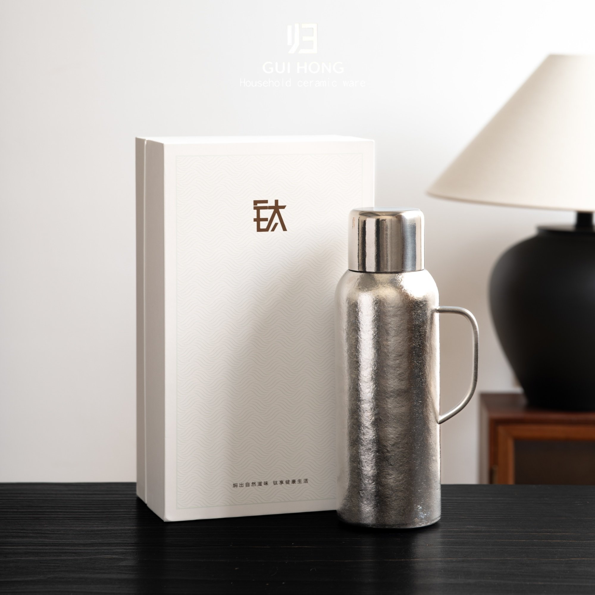 归鸿纯钛保温壶大容量车载保温壶冰花纹理高颜值高端焖茶壶礼品装,餐饮具,保温壶,淘宝优惠券,粉丝福利购,淘宝优惠卷