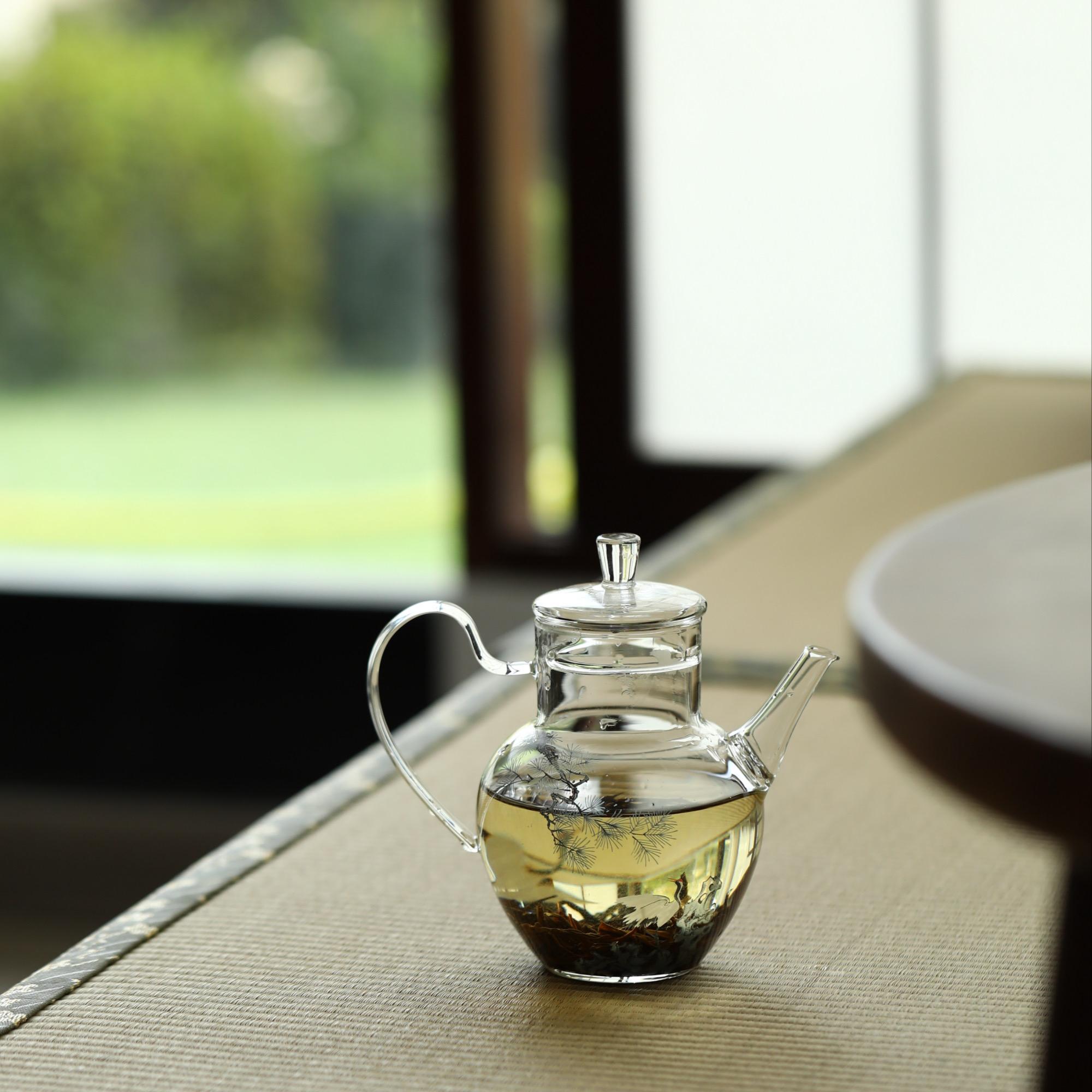 归鸿玻璃茶壶手执壶耐高温加厚2025新款家用花茶小泡茶壶功夫茶具
