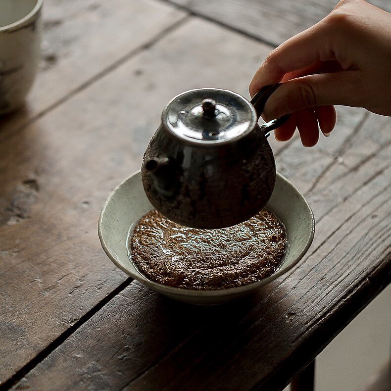 归鸿 丝瓜络壶垫杯垫紫砂壶功夫茶具配件壶承丝瓜垫养壶垫茶杯垫,餐饮具,茶托,淘宝优惠券,粉丝福利购,淘宝优惠卷