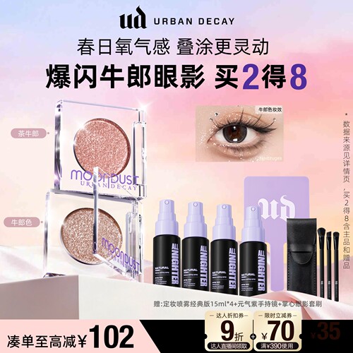 ud牛郎眼影拍2到手8件！