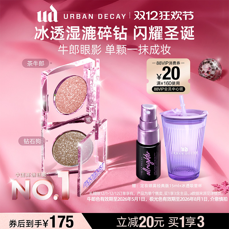 UD爆闪牛郎眼影高光亮片细闪