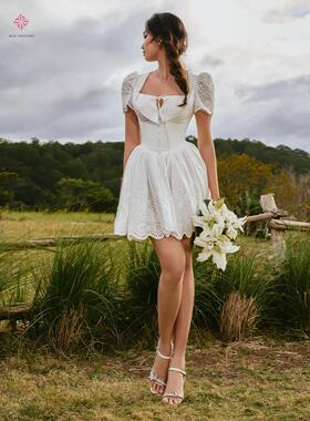 Sissy Nation越南品牌TheGirlsWhoLeftTheCity系列法式小白裙定制