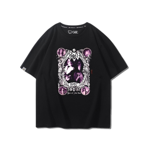 Mayhem乐队周边短袖男女夏季挪威黑金属暗黑小众纯棉舒适宽松T恤